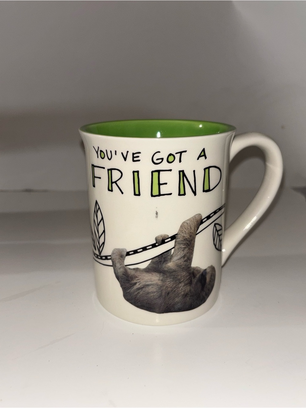 Mug with cat design